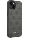 Hurtownia GSM - Case Guess GUHCP14MG4GFGR Apple iPhone 14 Plus / 15 Plus grau/grey Hardcase 4G Metall Gold-Logo - GUE1904 - {ean13} - Hurt
