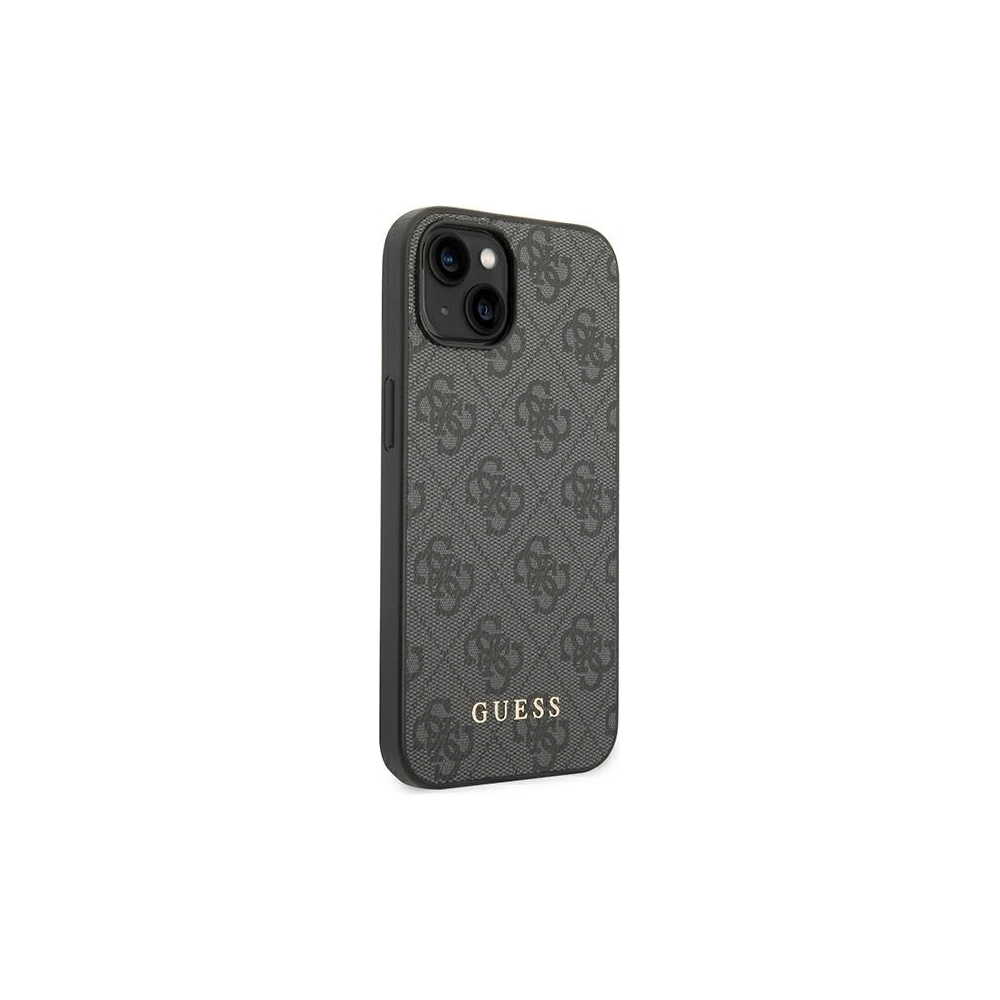 Hurtownia GSM - Case Guess GUHCP14MG4GFGR Apple iPhone 14 Plus / 15 Plus grau/grey Hardcase 4G Metall Gold-Logo - GUE1904 - {ean13} - Hurt