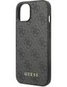 Hurtownia GSM - Case Guess GUHCP14MG4GFGR Apple iPhone 14 Plus / 15 Plus grau/grey Hardcase 4G Metall Gold-Logo - GUE1904 - {ean13} - Hurt