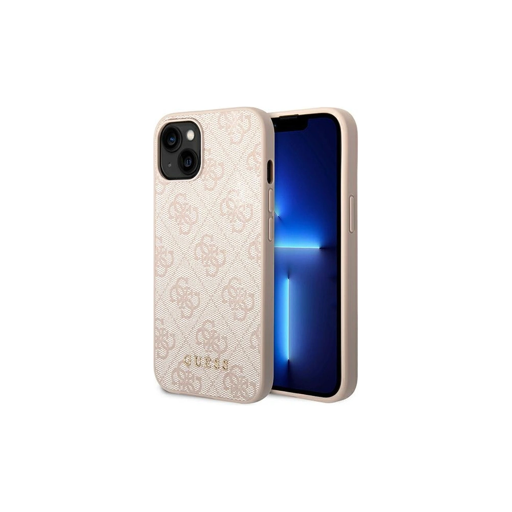 Hurtownia GSM - Etui Guess GUHCP14MG4GFPI Apple iPhone 14 Plus / 15 Plus różowy/pink hard case 4G Metal Gold Logo - GUE1905 - {ean13} - Hurt
