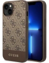 Case Guess GUHCP14MG4GLBR Apple iPhone 14 Plus / 15 Plus braun/hard case 4G Stripe Collection