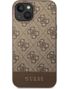 Hurtownia GSM - Etui Guess GUHCP14MG4GLBR Apple iPhone 14 Plus / 15 Plus brązowy/brown hard case 4G Stripe Collection - GUE1906 - {ean13} - Hurt