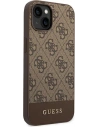 Hurtownia GSM - Etui Guess GUHCP14MG4GLBR Apple iPhone 14 Plus / 15 Plus brązowy/brown hard case 4G Stripe Collection - GUE1906 - {ean13} - Hurt