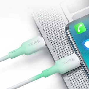 Hurtownia GSM - Cablul Benks D36 USB-C la USB-C 1,2m Alb - BKS207WHT - {ean13} - Hurt