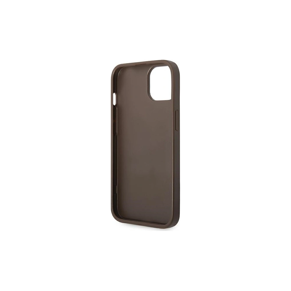 Wholesale Guess GUHCP14MG4GLBR Apple iPhone 14 Plus / 15 Plus brown hard case 4G Stripe Collection - GUE1906 - {ean13} - Hurt