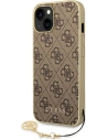 Wholesale Guess GUHCP14MGF4GBR Apple iPhone 14 Plus / 15 Plus brown hardcase 4G Charms Collection - GUE1908 - {ean13} - Hurt