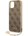 Wholesale Guess GUHCP14MGF4GBR Apple iPhone 14 Plus / 15 Plus brown hardcase 4G Charms Collection - GUE1908 - {ean13} - Hurt