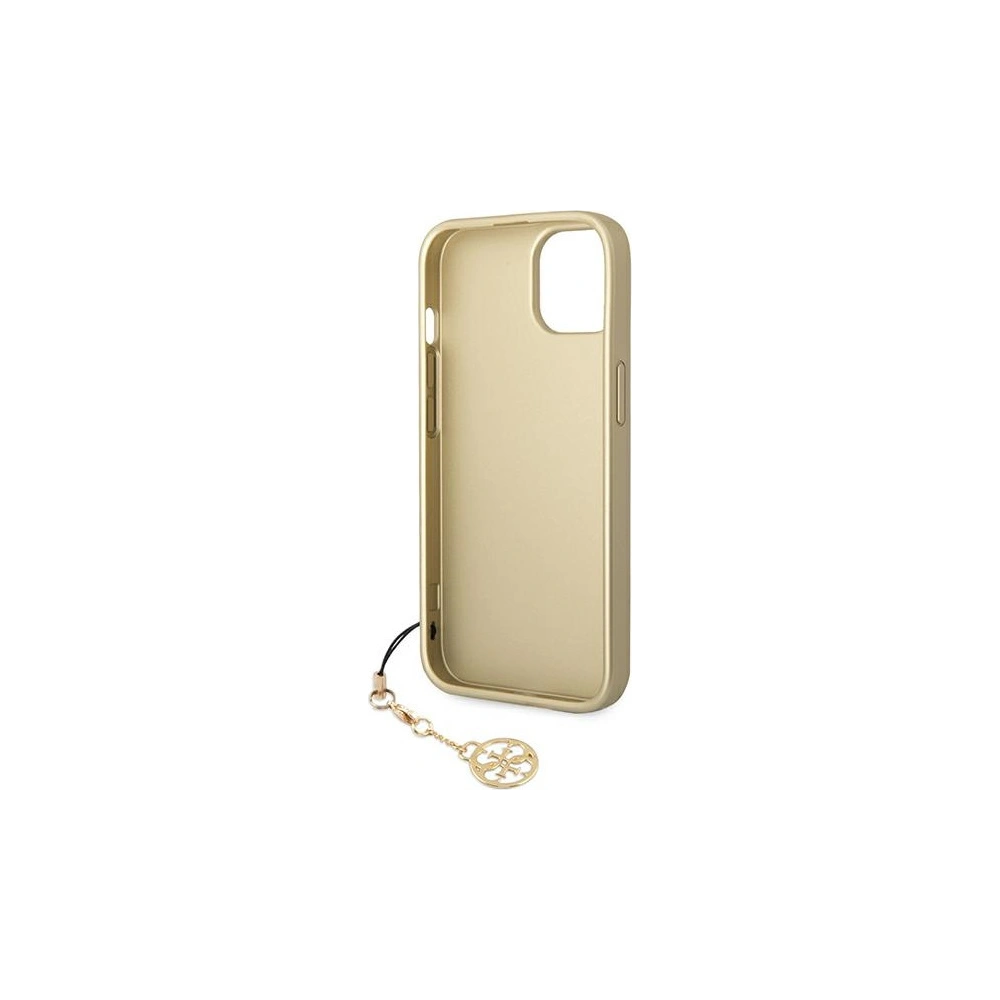 Hurtownia GSM - Etui Guess GUHCP14MGF4GBR Apple iPhone 14 Plus / 15 Plus brown/haz clic brązowy hardcase 4G Charms Collection - GUE1908 - {ean13} - Hurt