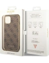 Wholesale Guess GUHCP14MGF4GBR Apple iPhone 14 Plus / 15 Plus brown hardcase 4G Charms Collection - GUE1908 - {ean13} - Hurt