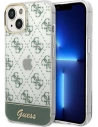 Guess GUHCP14MHG4MHA Apple iPhone 14 Plus / 15 Plus khaki hardcase 4G Pattern Script