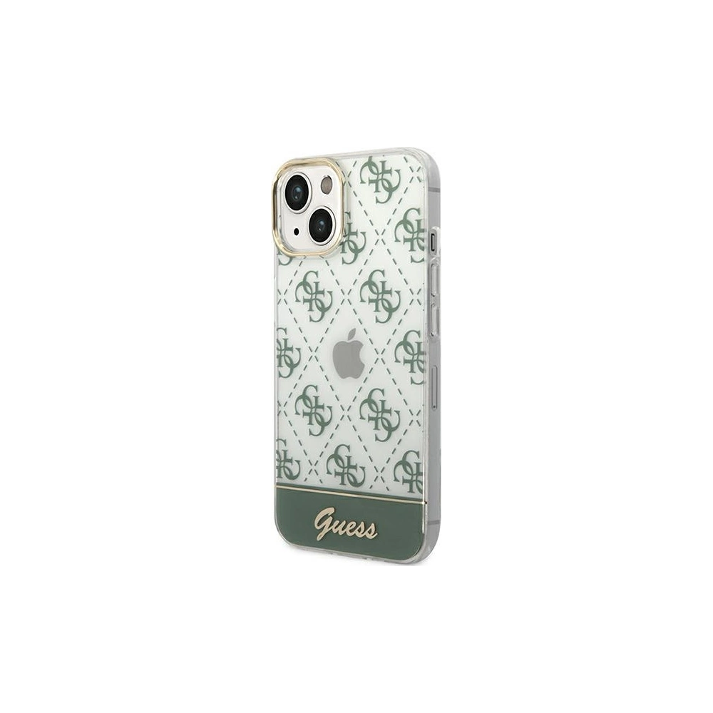 Wholesale Guess GUHCP14MHG4MHA Apple iPhone 14 Plus / 15 Plus khaki hardcase 4G Pattern Script - GUE1909 - {ean13} - Hurt