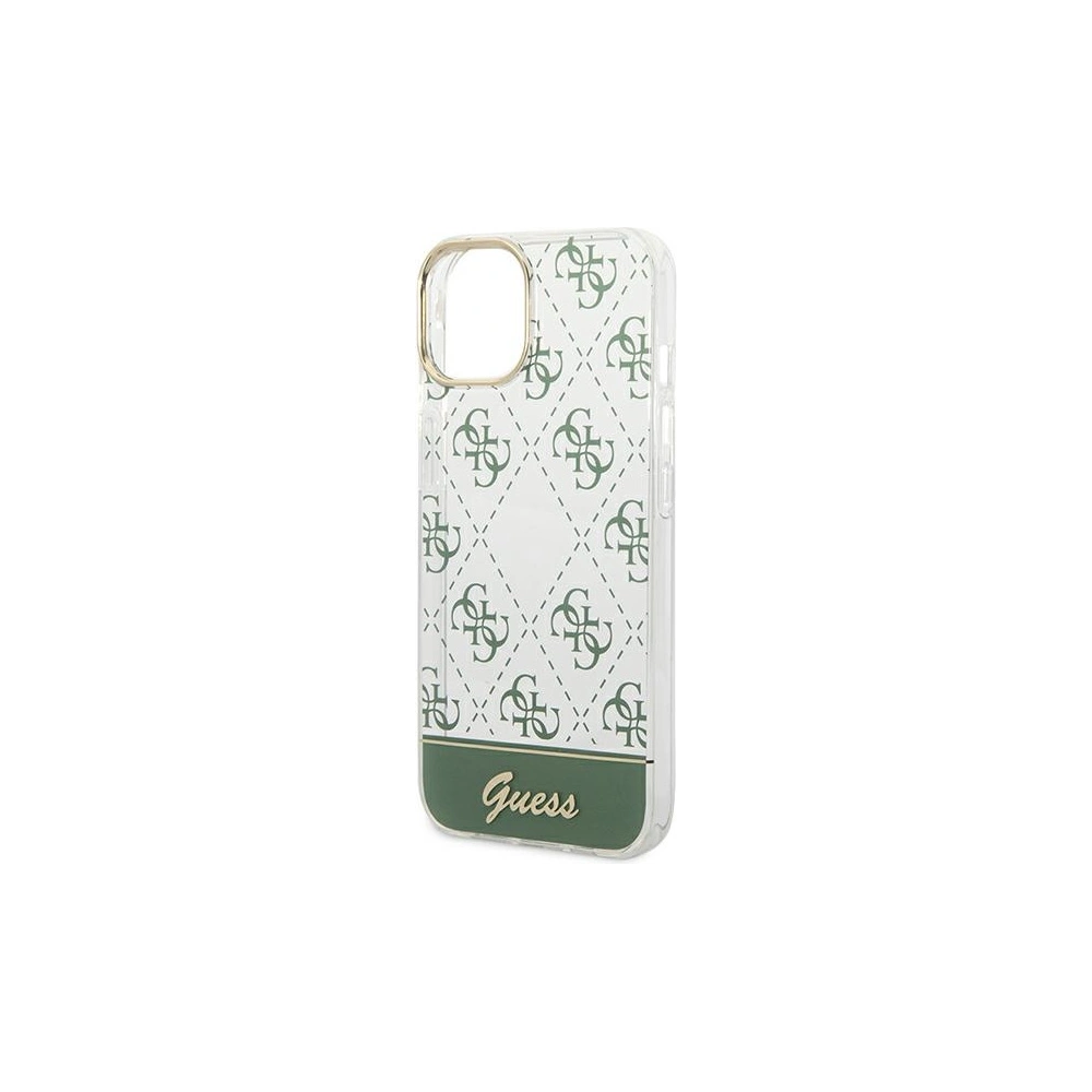 Wholesale Guess GUHCP14MHG4MHA Apple iPhone 14 Plus / 15 Plus khaki hardcase 4G Pattern Script - GUE1909 - {ean13} - Hurt
