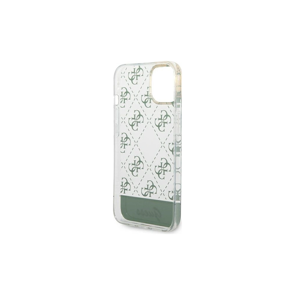 Wholesale Guess GUHCP14MHG4MHA Apple iPhone 14 Plus / 15 Plus khaki hardcase 4G Pattern Script - GUE1909 - {ean13} - Hurt