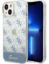 Case Guess GUHCP14MHG4MHB Apple iPhone 14 Plus / 15 Plus blau/blue hardcase 4G Pattern Script