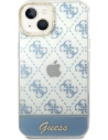 Wholesale Guess GUHCP14MHG4MHB Apple iPhone 14 Plus / 15 Plus blue hardcase 4G Pattern Script - GUE1910 - {ean13} - Hurt