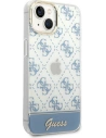 Wholesale Guess GUHCP14MHG4MHB Apple iPhone 14 Plus / 15 Plus blue hardcase 4G Pattern Script - GUE1910 - {ean13} - Hurt