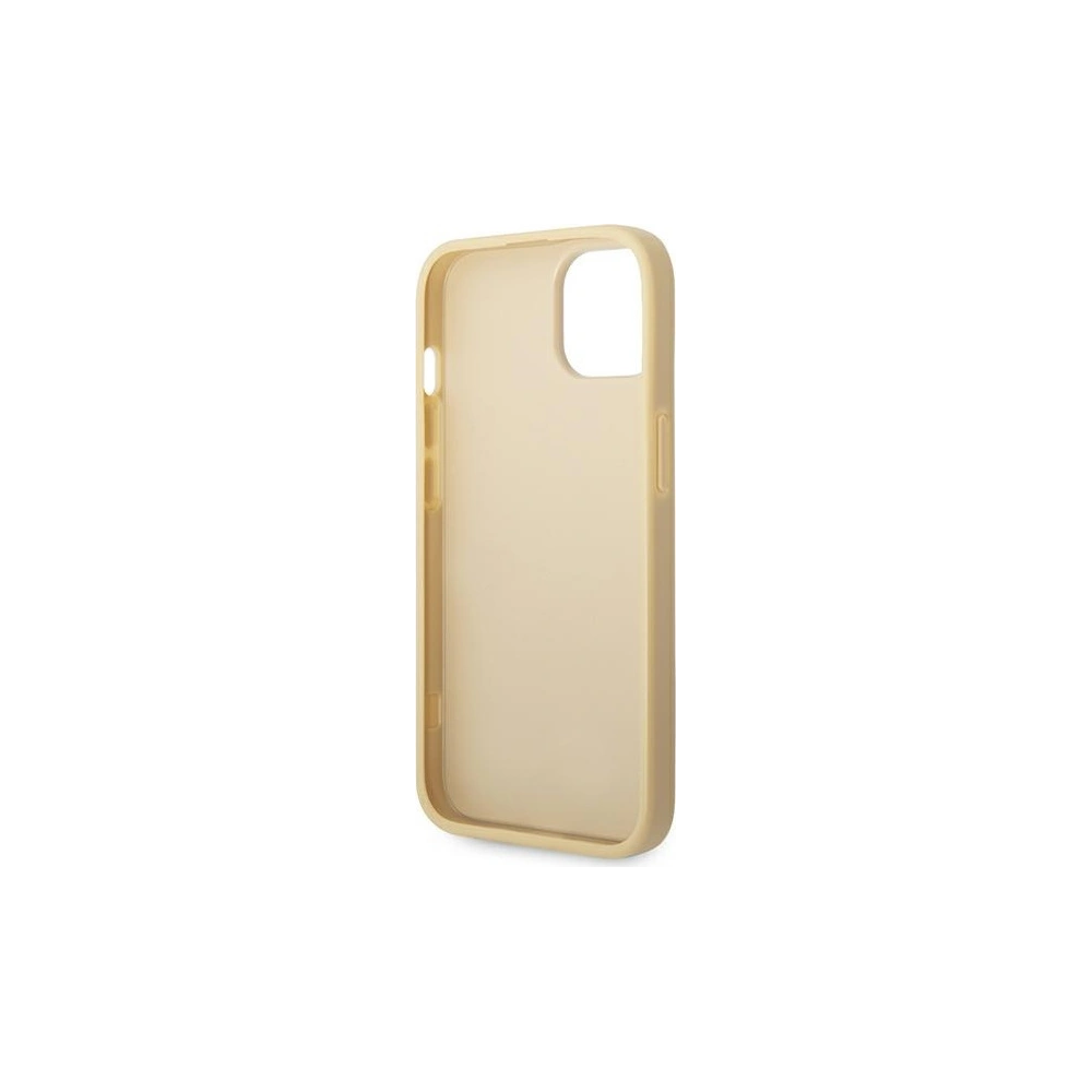 Hurtownia GSM - Case Guess GUHCP14MHGGSHD Apple iPhone 14 Plus / 15 Plus gold/hartes Gehäuse Glitter Script - GUE1911 - {ean13} - Hurt
