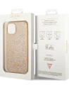 Hurtownia GSM - Case Guess GUHCP14MHGGSHD Apple iPhone 14 Plus / 15 Plus gold/hartes Gehäuse Glitter Script - GUE1911 - {ean13} - Hurt