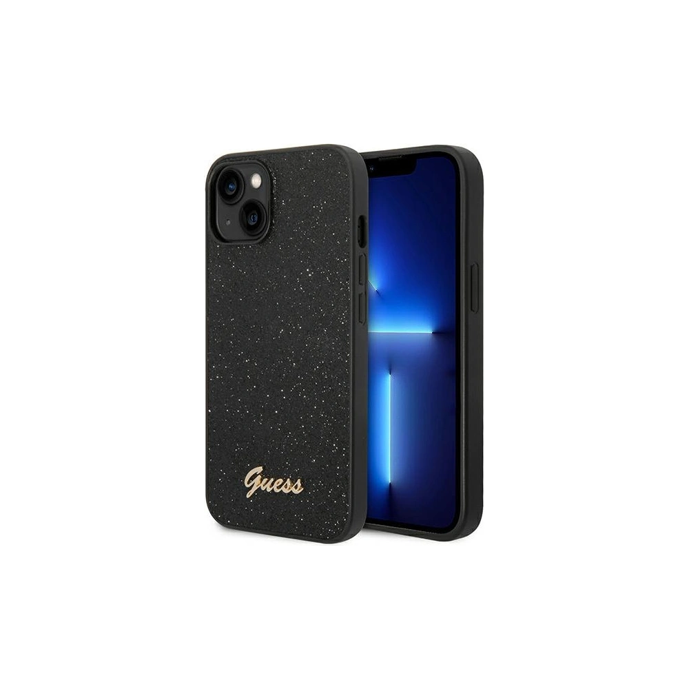 Hurtownia GSM - Etui Guess GUHCP14MHGGSHK Apple iPhone 14 Plus / 15 Plus negru/cblack hard case Glitter Script - GUE1912 - {ean13} - Hurt