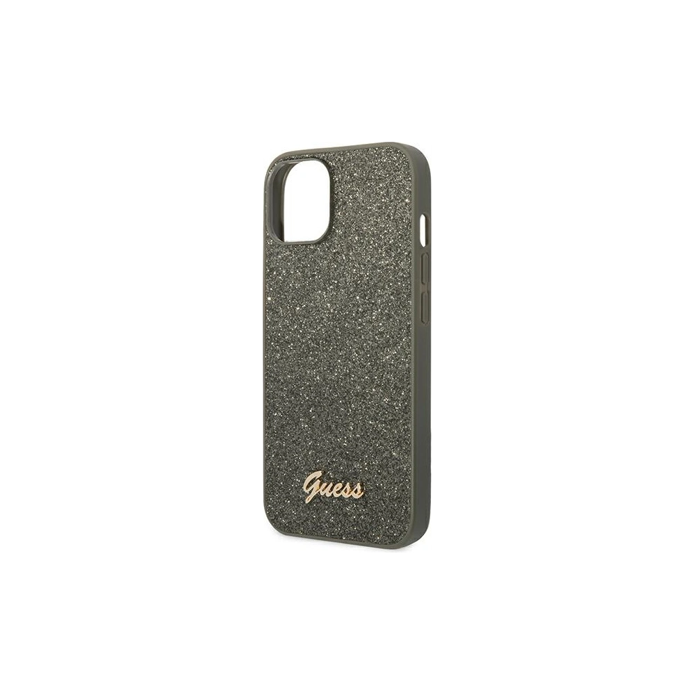 Wholesale Guess GUHCP14MHGGSHN Apple iPhone 14 Plus / 15 Plus green hard case Glitter Script - GUE1913 - {ean13} - Hurt
