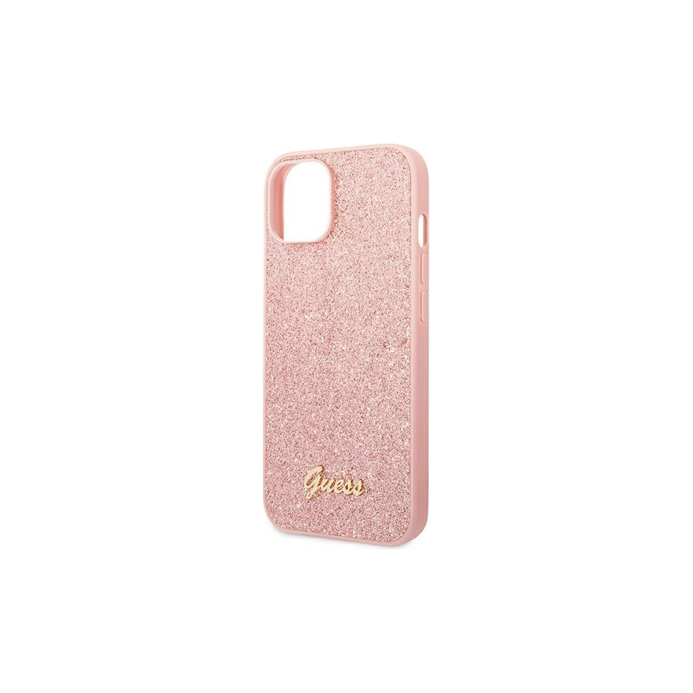 Hurtownia GSM - Etui Guess GUHCP14MHGGSHP Apple iPhone 14 Plus / 15 Plus roz/pink hard case Glitter Script - GUE1914 - {ean13} - Hurt