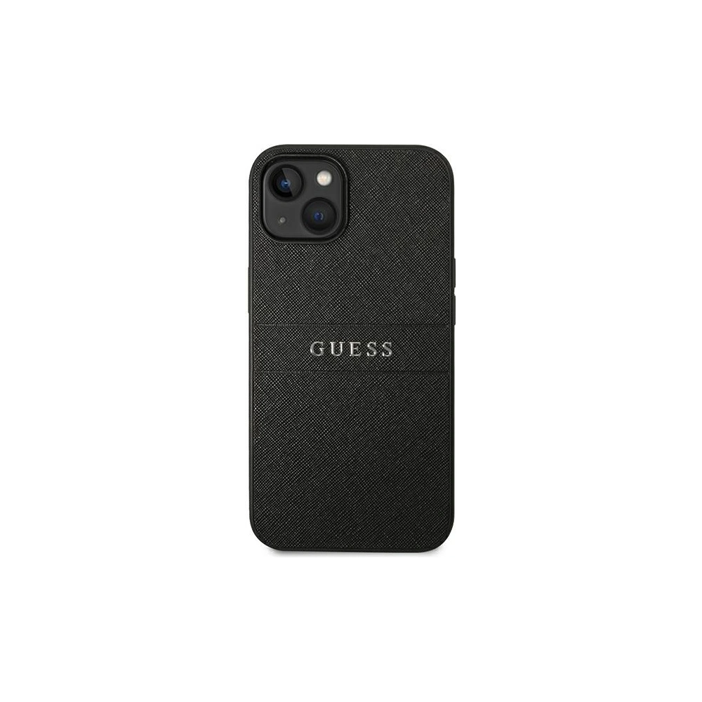 Hurtownia GSM - Etui Guess GUHCP14MPSASBBK Apple iPhone 14 Plus / 15 Plus negru/black Saffiano Strap - GUE1915 - {ean13} - Hurt