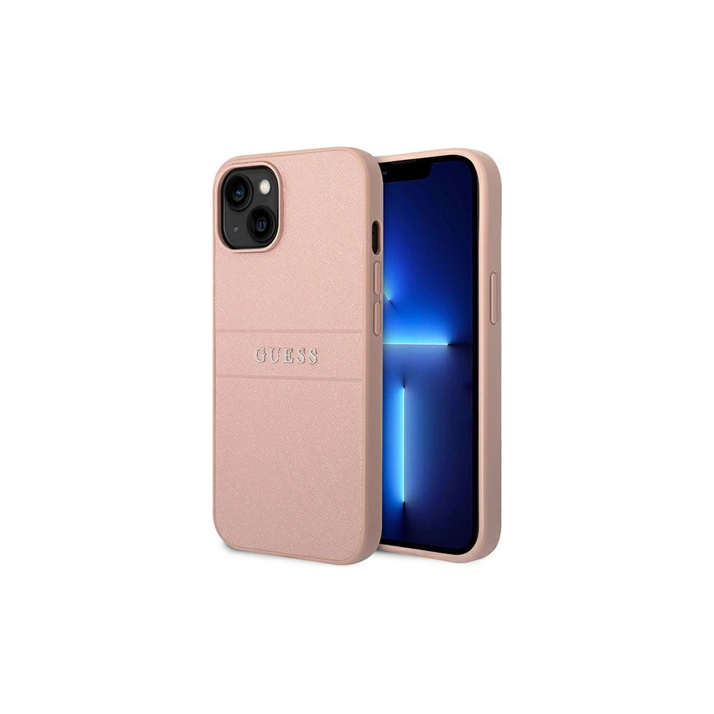 Hurtownia GSM - Etui Guess GUHCP14MPSASBPI Apple iPhone 14 Plus / 15 Plus rózsaszín/pink Saffiano heveder - GUE1916 - {ean13} - Hurt