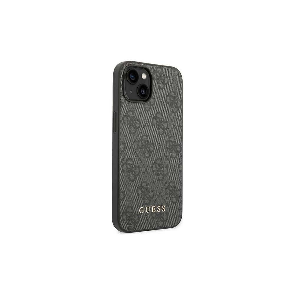 Hurtownia GSM - Case Guess GUHCP14SG4GFGR Apple iPhone 14 grau/grey Hartschale 4G Metall Gold-Logo - GUE1923 - {ean13} - Hurt