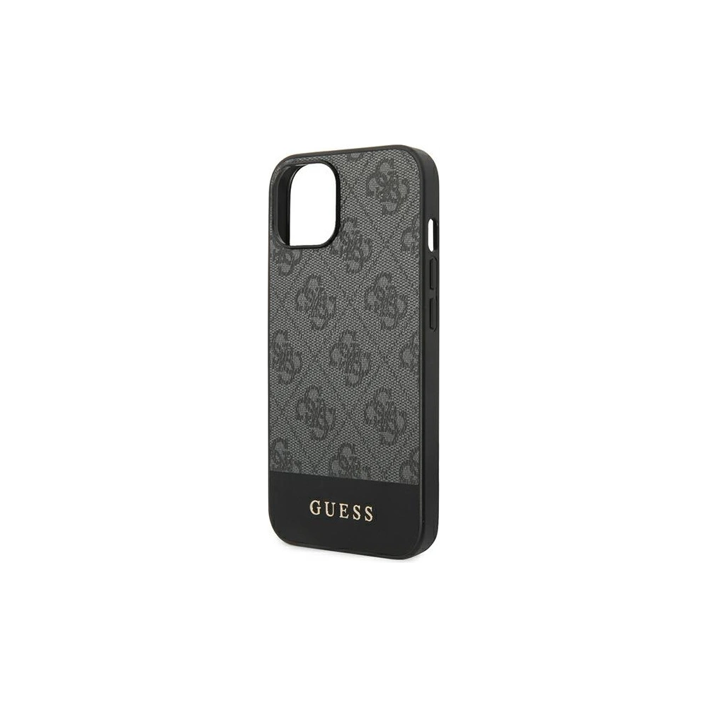 Hurtownia GSM - Case Guess GUHCP14SG4GLGR Apple iPhone 14 grau/grey Hardcase 4G Stripe Collection - GUE1926 - {ean13} - Hurt
