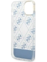 Hurtownia GSM - Etui Guess GUHCP14SHG4MHB Apple iPhone 14 kék/blue hardcase 4G Pattern Script - GUE1929 - {ean13} - Hurt