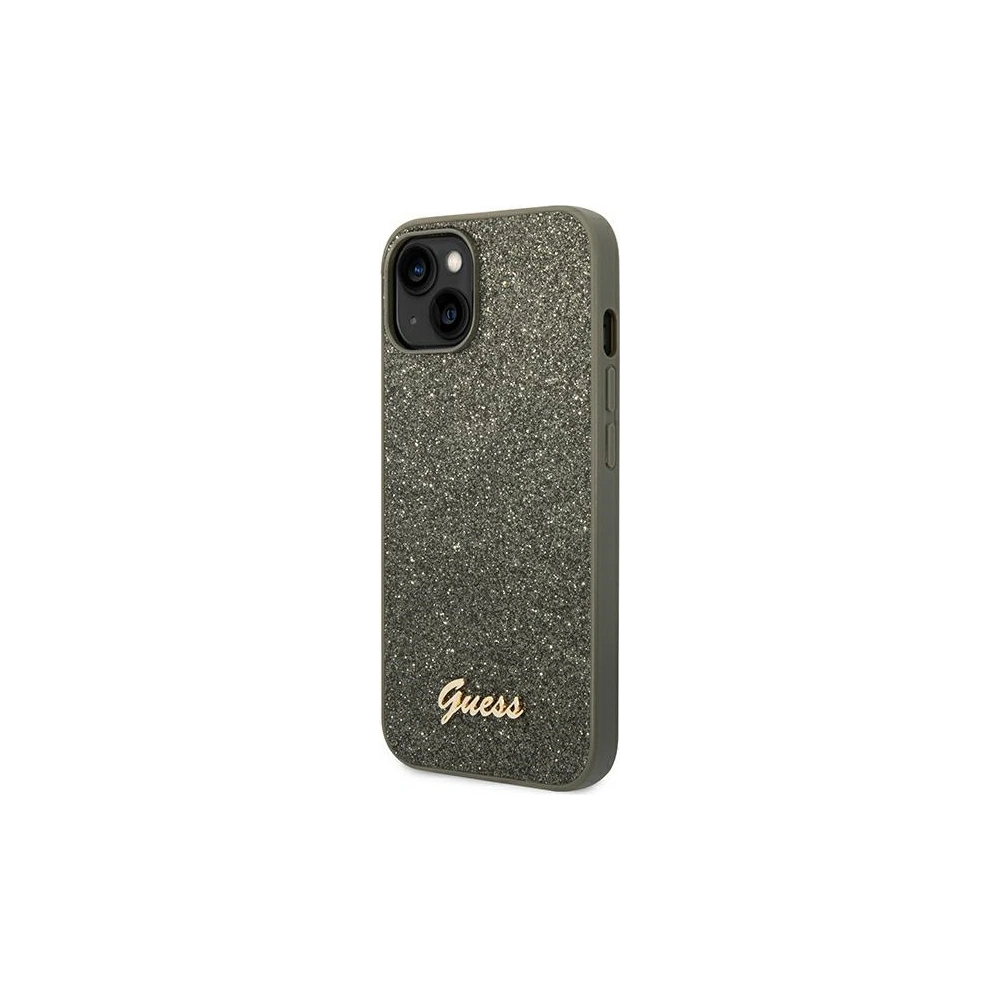 Hurtownia GSM - Etui Guess GUHCP14SHGGSHN Apple iPhone 14 zöld/green kemény tok Glitter Script - GUE1932 - {ean13} - Hurt