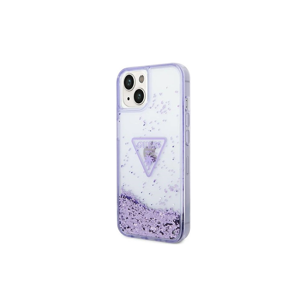Hurtownia GSM - Etui Guess GUHCP14SLFCTPU Apple iPhone 14 fioletowy/purple hardcase Liquid Glitter Palm Collection - GUE1934 - {ean13} - Hurt