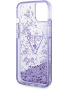 Wholesale Guess GUHCP14SLFCTPU Apple iPhone 14 purple hardcase Liquid Glitter Palm Collection - GUE1934 - {ean13} - Hurt