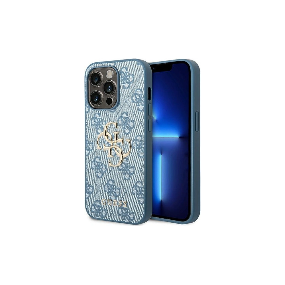 Hurtownia GSM - Etui Guess GUHCP14X4GMGBL Apple iPhone 14 Pro Max albastru/blue hardcase 4G Big Metal Logo - GUE1938 - {ean13} - Hurt