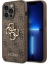 Guess GUHCP14X4GMGBR Apple iPhone 14 Pro Max brown hardcase 4G Big Metal Logo