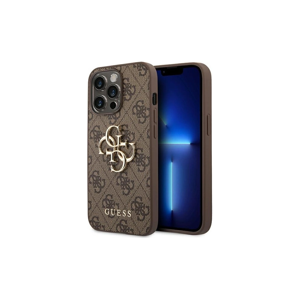 Hurtownia GSM - Etui Guess GUHCP14X4GMGBR Apple iPhone 14 Pro Max brązowy/brown hardcase 4G Big Metal Logo - GUE1939 - {ean13} - Hurt