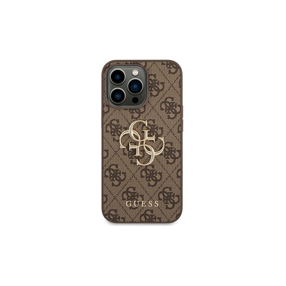 Hurtownia GSM - Etui Guess GUHCP14X4GMGBR Apple iPhone 14 Pro Max brązowy/brown hardcase 4G Big Metal Logo - GUE1939 - {ean13} - Hurt