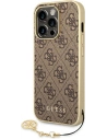 Guess GUHCP14XGF4GBR Apple iPhone 14 Pro Max brown hardcase 4G Charms Collection