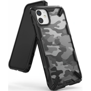 Etui Ringke Fusion-X Design Apple iPhone 11 Camo (Moro) Black