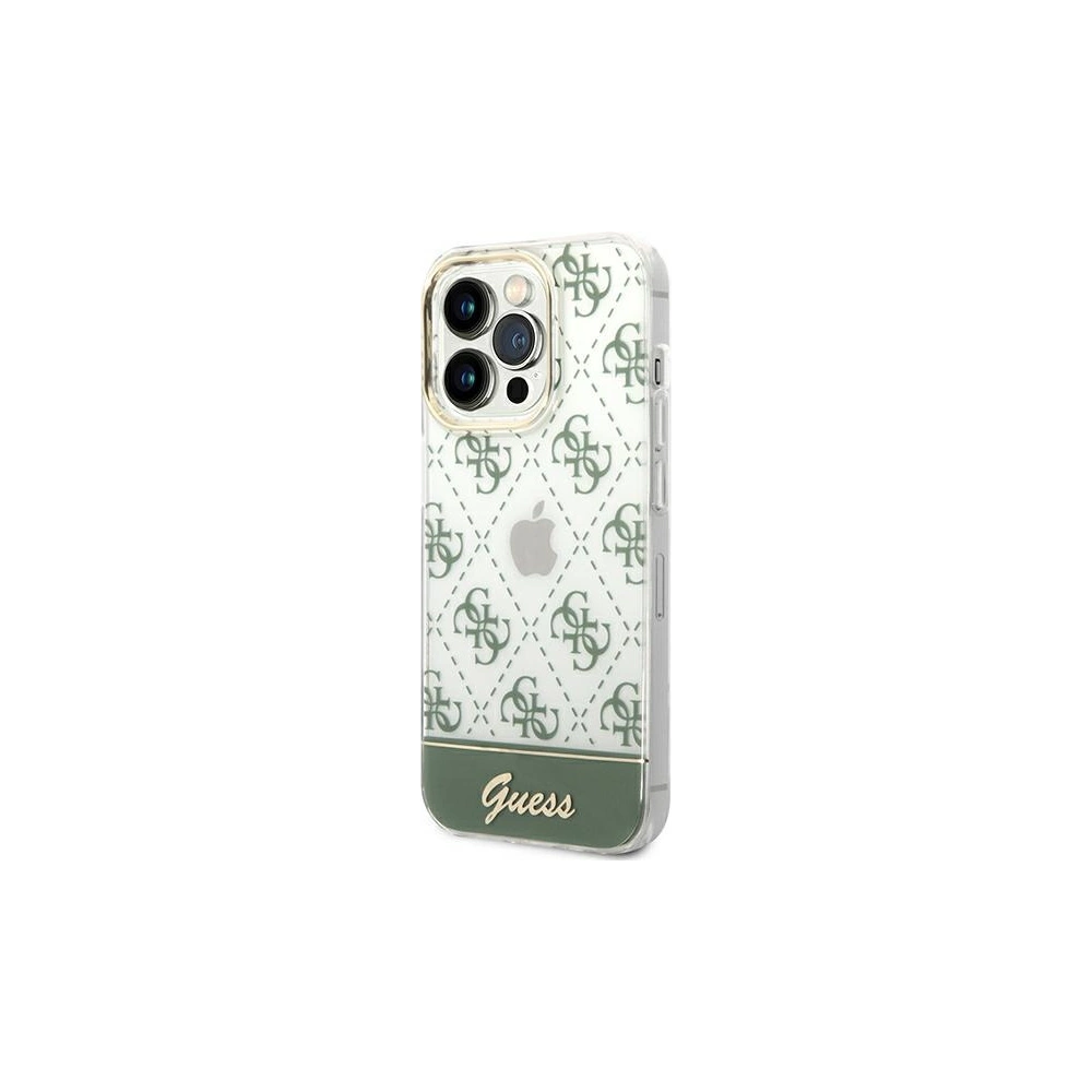 Wholesale Guess GUHCP14XHG4MHA Apple iPhone 14 Pro Max khaki hardcase 4G Pattern Script - GUE1948 - {ean13} - Hurt