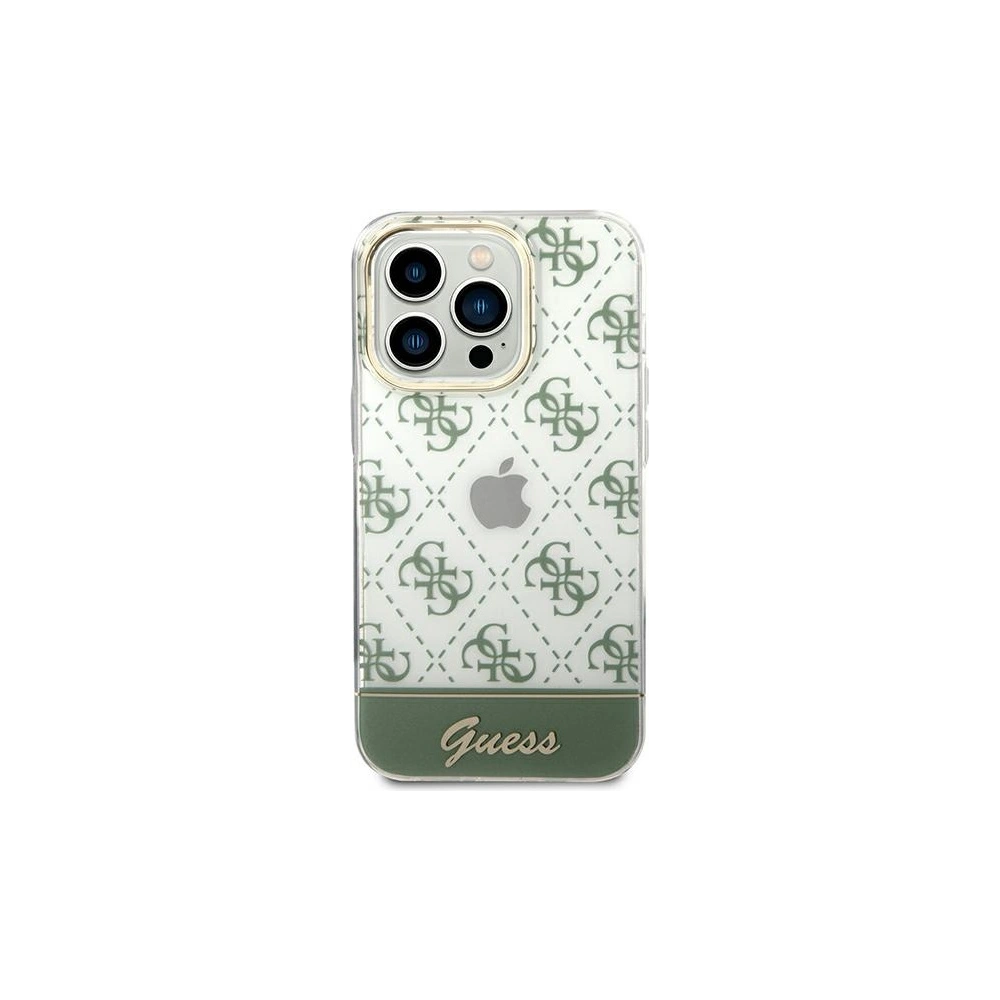 Wholesale Guess GUHCP14XHG4MHA Apple iPhone 14 Pro Max khaki hardcase 4G Pattern Script - GUE1948 - {ean13} - Hurt