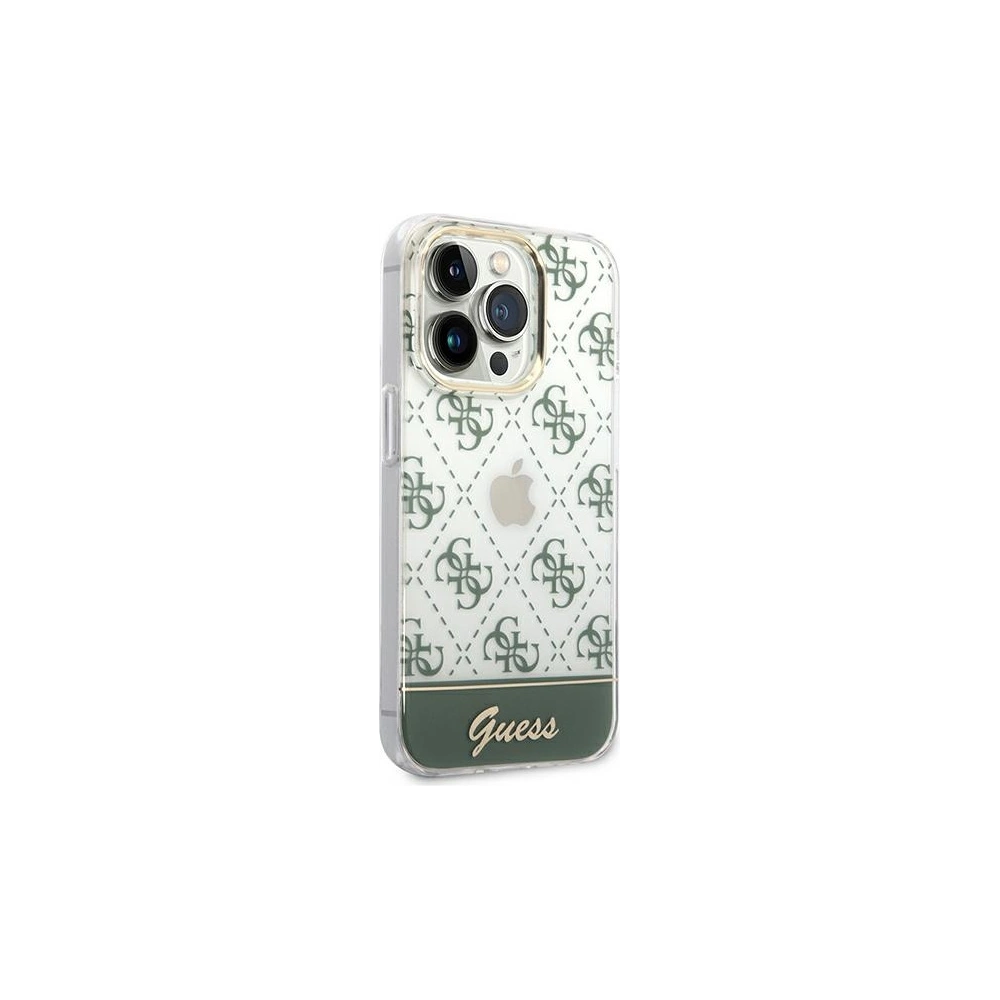 Wholesale Guess GUHCP14XHG4MHA Apple iPhone 14 Pro Max khaki hardcase 4G Pattern Script - GUE1948 - {ean13} - Hurt