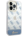 Wholesale Guess GUHCP14XHG4MHB Apple iPhone 14 Pro Max blue hardcase 4G Pattern Script - GUE1949 - {ean13} - Hurt