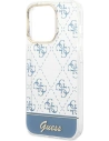 Wholesale Guess GUHCP14XHG4MHB Apple iPhone 14 Pro Max blue hardcase 4G Pattern Script - GUE1949 - {ean13} - Hurt
