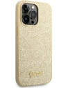 Wholesale Guess GUHCP14XHGGSHD Apple iPhone 14 Pro Max gold hard case Glitter Script - GUE1950 - {ean13} - Hurt
