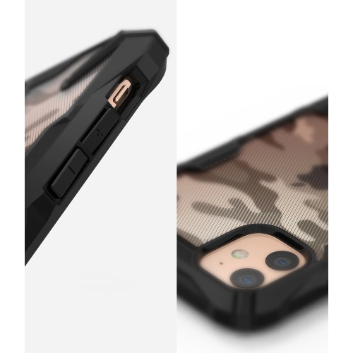 Etui Ringke Fusion-X Design Apple iPhone 11 Camo (Moro) Black