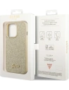 Wholesale Guess GUHCP14XHGGSHD Apple iPhone 14 Pro Max gold hard case Glitter Script - GUE1950 - {ean13} - Hurt