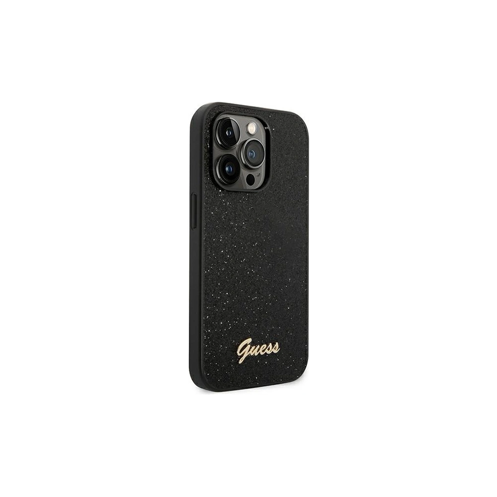 Hurtownia GSM - Etui Guess GUHCP14XHGGSHK Apple iPhone 14 Pro Max czarny/black hard case Glitter Script - GUE1951 - {ean13} - Hurt