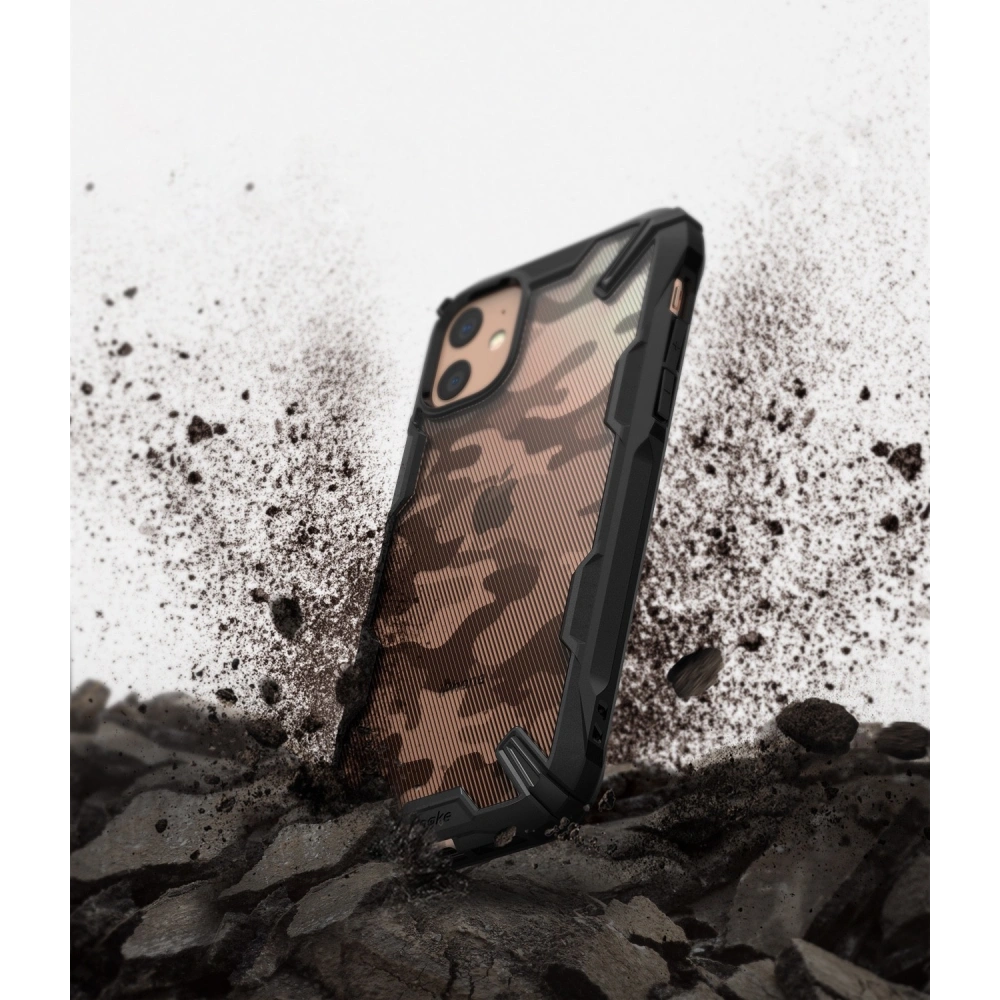 Wholesale Ringke Fusion-X Design Apple iPhone 11 Camo Black - RGK983MOB - {ean13} - Hurt