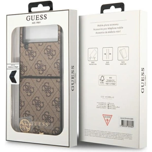 Wholesale Guess GUHCZF4GF4GBR Samsung Galaxy Z Flip 4 brown hard case 4G Charms Collection - GUE1957 - {ean13} - Hurt